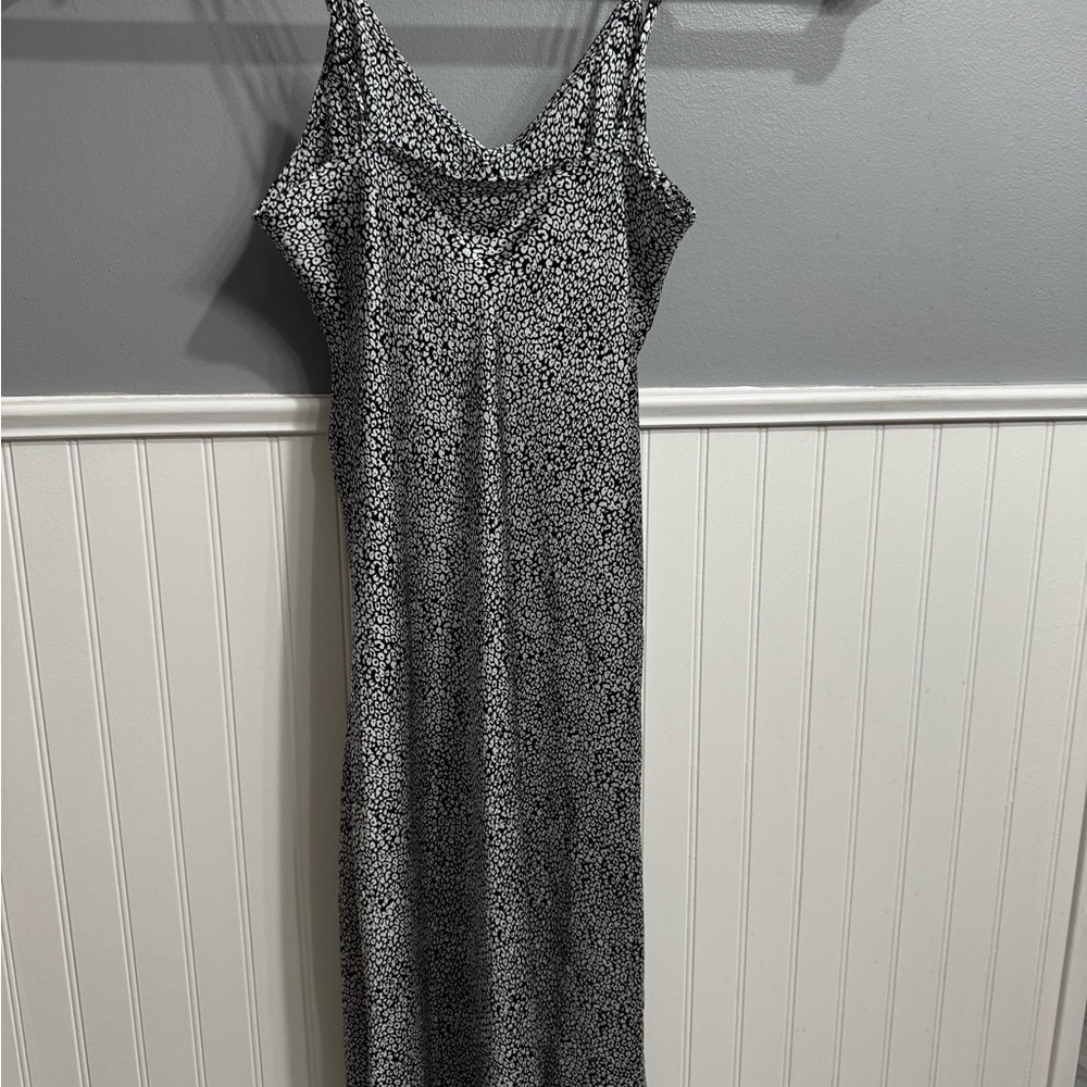 A New Day Monochrome Leopard Print Dress